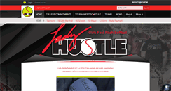 Desktop Screenshot of ladyhustlefastpitch.com