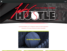 Tablet Screenshot of ladyhustlefastpitch.com